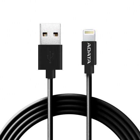 Cable Lightning Adata AMFIPL-1M-CBK Negro