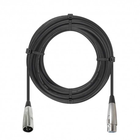 Extensión Mitzu 11-6260 color Negro Jack Cannon a Plug Cannon