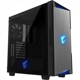 Gabinete Gigabyte Aorus C300 Glass RGB Midi Tower Negro USB 3.1