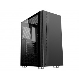 Gabinete Balam Rush Basilisk color Negro RGB Atx Cristal Templado con USB 3.0