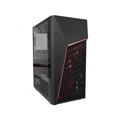 Gabinete Balam Rush Br-929578 Calipso Negro RGB Atx S/Fente Cristal