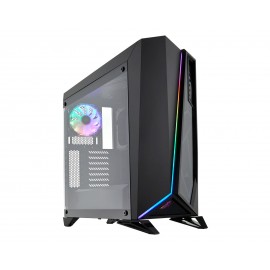 Gabinete Corsair Cc-9011140-ww color Negro Spec Omega RGB Atx S con Fuente Cristal