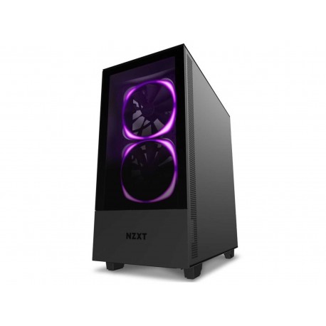 Gabinete Nzxt H510 Elite Argb Atx S/fuente Cristal Ca-h510e-b1 color Negro