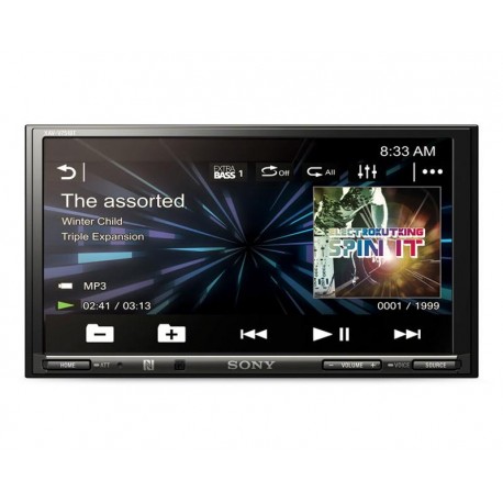 Autoestéreo Sony Sin CD XAV-V751BT/C1 E de 7' Bluetooth Negro