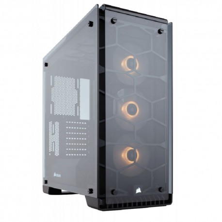 Gabinete Corsair Crystal 570x RGB Bk Atx USB 3.0 S/fte (cc-9011098-ww)