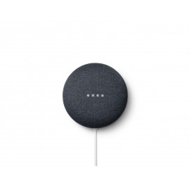 Bocina Asistente Google Nest Mini Carbón/ Bluetooth/ Wifi Dual Band/ Micrófono/ Micro Usb Ga00781-us Gris