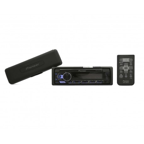 Autoestéreo Pioneer Sin CD MXT-S3262BT Bluetooth Compatible con Spotify Negro