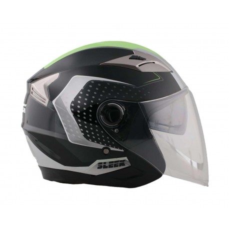 Casco para Motocicleta Sleek Mediano con Certificación Dot color Gris