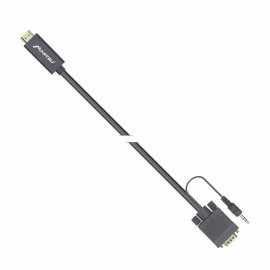 Extensión HDMI Mitzu 11-1092 color Negro SVGA de 3.5 mm Full HD