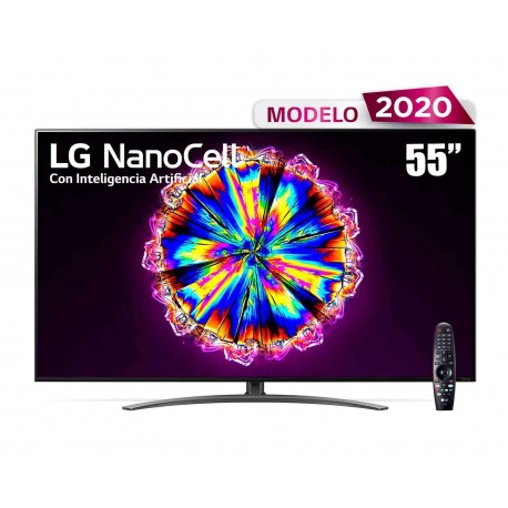 Pantalla LED LG 55" Ultra HD 4K AI ThinQ 55NANO91UNA