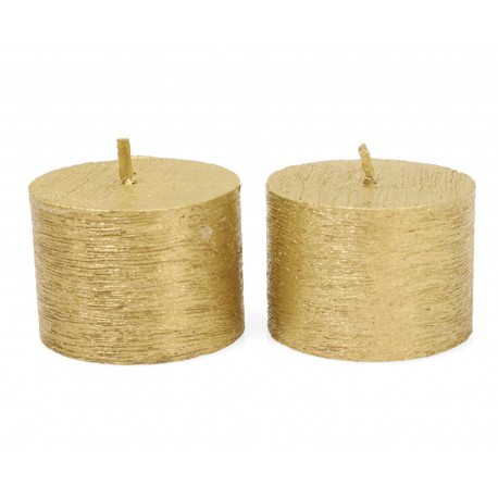 Velas Crio Dorado (2 Piezas)