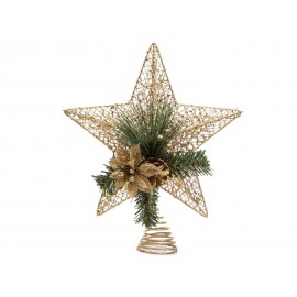 Estrella para Árbol Navideño Star Dorado (1 Pieza)