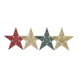 Colgantes Navideños Stars (4 piezas)