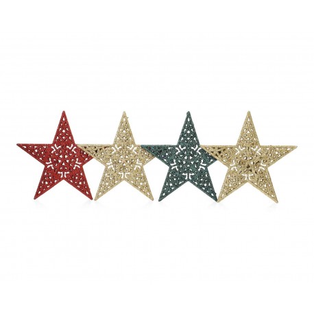 Colgantes Navideños Stars (4 piezas)