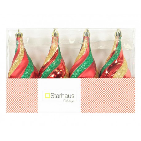 Set de Esferas Navideñas Starhaus Holidays Spiral