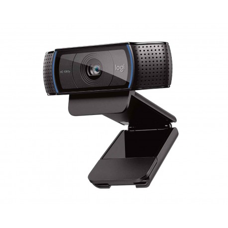 Webcam Logitech C920 Pro color Negro Panorámica con Micrófono USB 2.0 de 1080 px Clip 960-000764