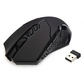 Mouse Inalámbrico Gamecraft Krypton Negro