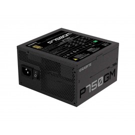 Fuente de Poder Gigabyte Gp-p750gm color Negro P750gm 750 W Gold Full Modular