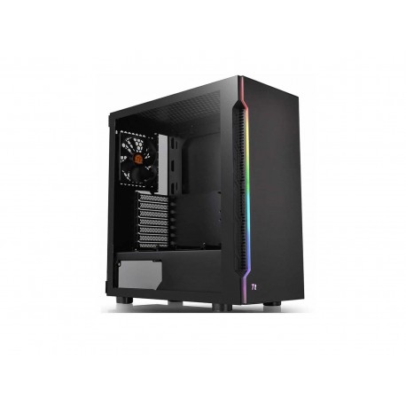 Gabinete Thermaltake H200 Tg Rgb color Negro