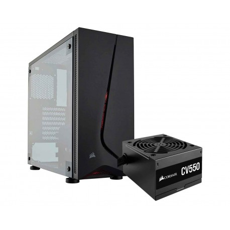 Gabinete Corsair Spec 05 Atxmidtower Fuente 550w Cc-9020126-na Negro