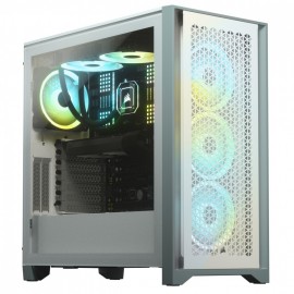 Gabinete Corsair Icue 4000d Airflow Tg Atx (cc-9011201-ww) Blanco