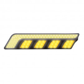 Luz Led Auxiliar Mitzu 10-5846 Amarillo Rígida de 16 cm