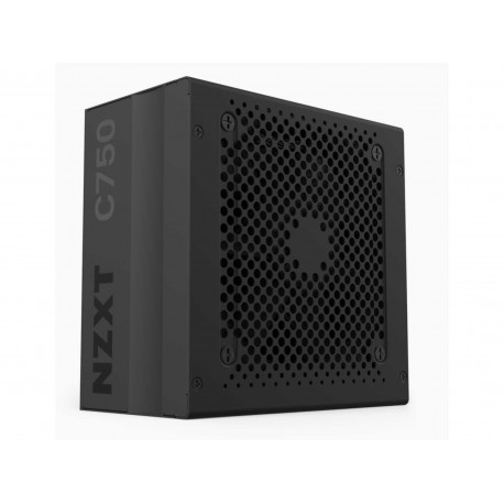 Fuente de Poder Nzxt C750 750w Gold Full Modular Np-c750m-us color Negro