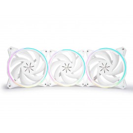 Ventilador In Win Sirius Pure Asp120 3x120 Argb Asp120fan-3pk color Blanco