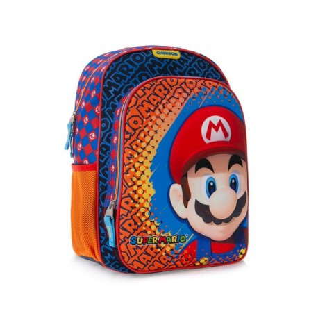 Mochila Chenson Mario Bros Anaranjada