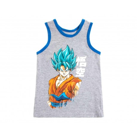 Camiseta Interior color Gris marca Dragon Ball Z para Niño