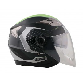 Casco para Motociclista Sleek Extra Grande 3/4 color Gris