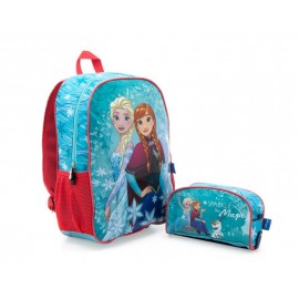 Juego de Mochila y Lapicera Disney Frozen Azul