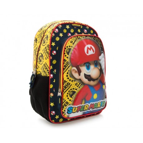 Mochila Chenson Mario Bros Amarilla