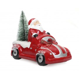 Figura de Cerámica Starhaus Holidays Santa Ride