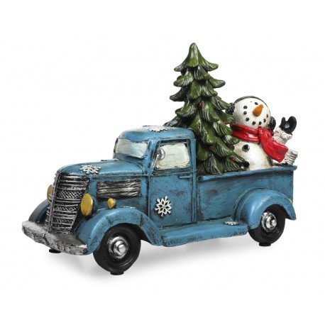 Figura Navideña The Snowmans Car