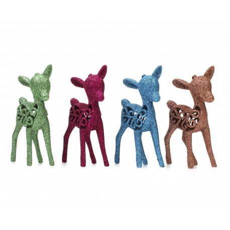 Accesorios para Árbol Navideño Color Deers (4 Piezas)