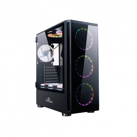 Carsaca Yeyian Gaming Pc Case Shadow 2200 modelo Ygs-68808 color Negro