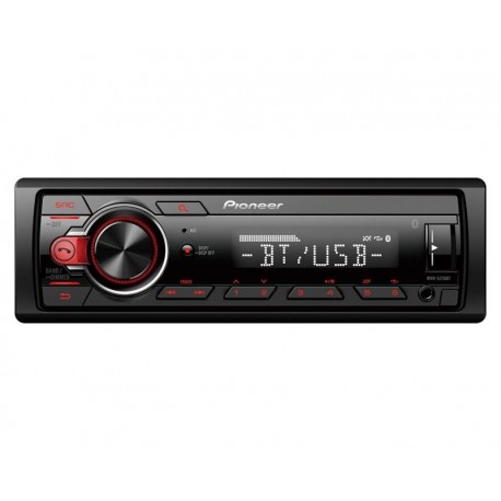 Autoestéreo Pioneer con CD MVH-S215BT Bluetooth Negro