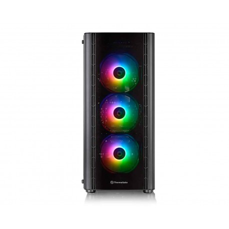 Gabinete Thermaltake V250tg Argb Atx S/fuente Cristal Ca-1q5-00m1wn-00 color Negro