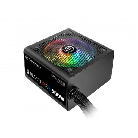 Fuente de Poder Thermaltake 500w Rgb 80plus Smart Ps-spr-0500nhfawu-1