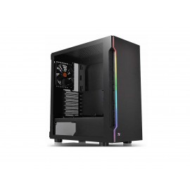 Gabinete Thermaltake H200 Tg Rgb color Negro