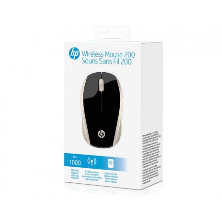 Mouse Inalámbrico HP 200 Negro