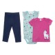 Conjunto Rosa marca Precious Baby by Carters para Bebé Niña
