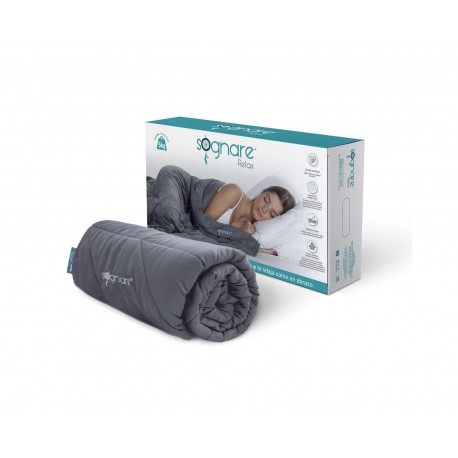 Manta Pesada de Estimulación Sognare Relax 5kg Gris