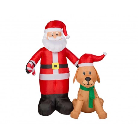 Inflable Navideño Starhaus Holidays Santa y Max