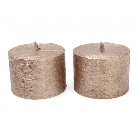 Velas Decorativas Set Crio Bronce (2 piezas)