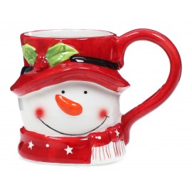 Taza Snowmen de Cerámica