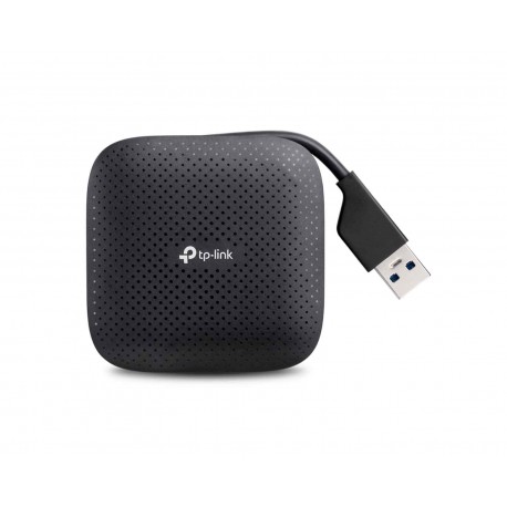 Puerto Múltiple para Usb Hub Tplink Uh400 4xusb3.0 Uh400 color Negro