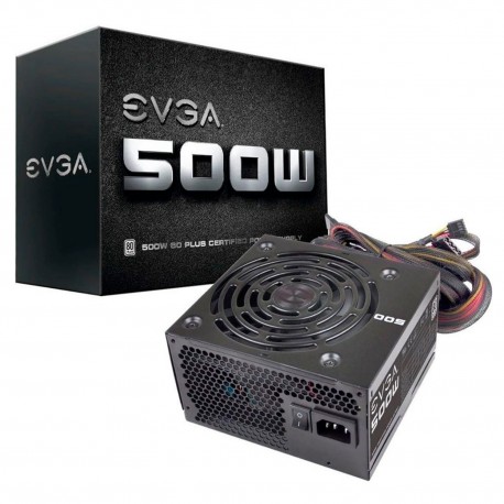 Fuente de Poder Pc 500w Gamer Evga 80 Plus White 100-w1-0500-kr