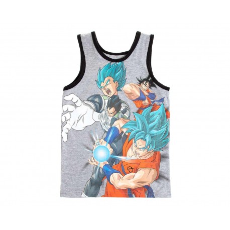 Camiseta Interior color Gris marca Dragon Ball Z para Niño